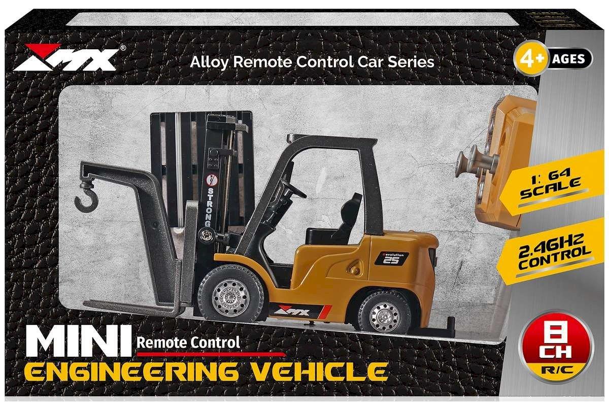 MX R/C Constructions Forklift R/C 1:64 2,4GHz, 3,7V Li-Ion, 8 channels - 2
