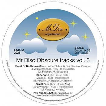 Mr. Disc Obscure Tracks Vol. 3 