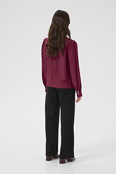 Cream Pia Shirt Zinfandel