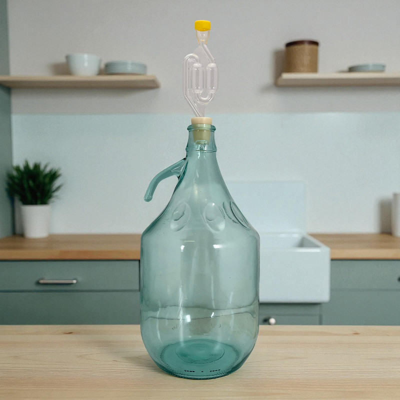 Glasdemijohn 5 liter (komplet) - 2