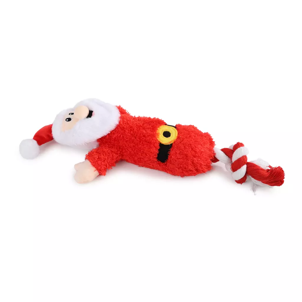 AFP Merry Tug & Fetch Santa – Dog Toy – With Squeaker