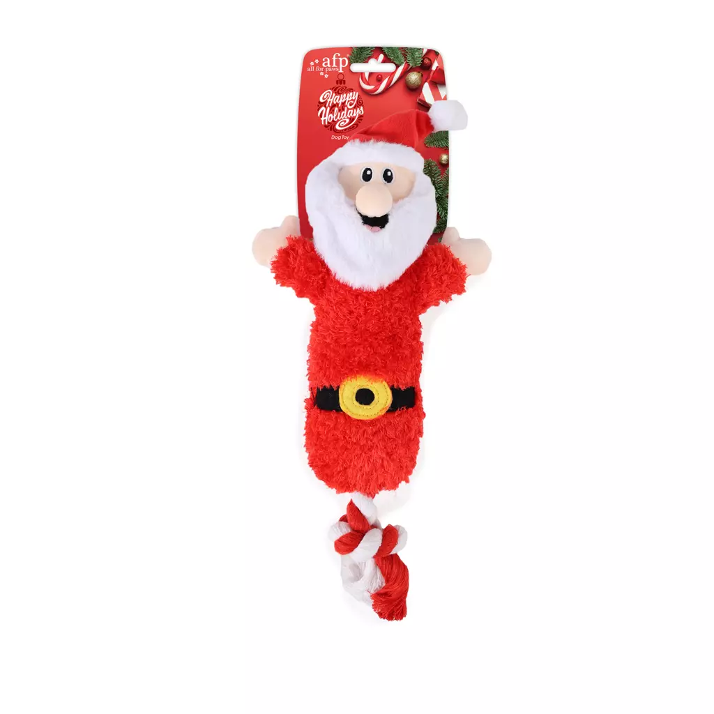 AFP Merry Tug & Fetch Santa – Dog Toy