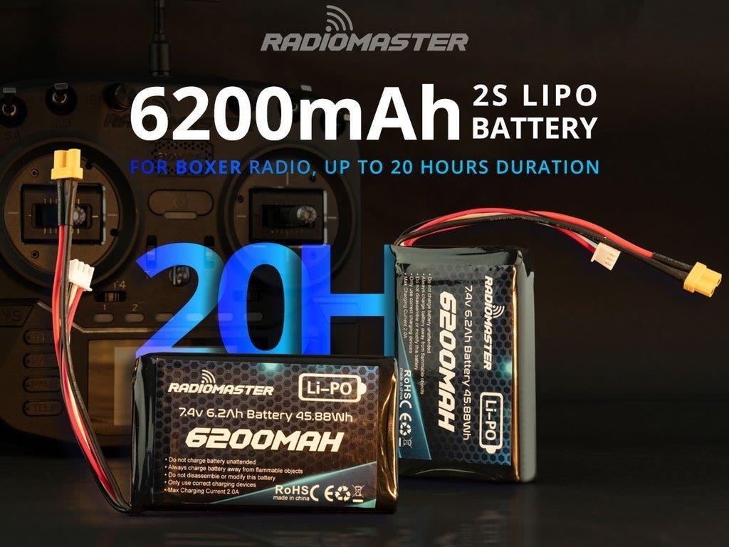 Boxer TX Pack 2s 6200mah LiPo