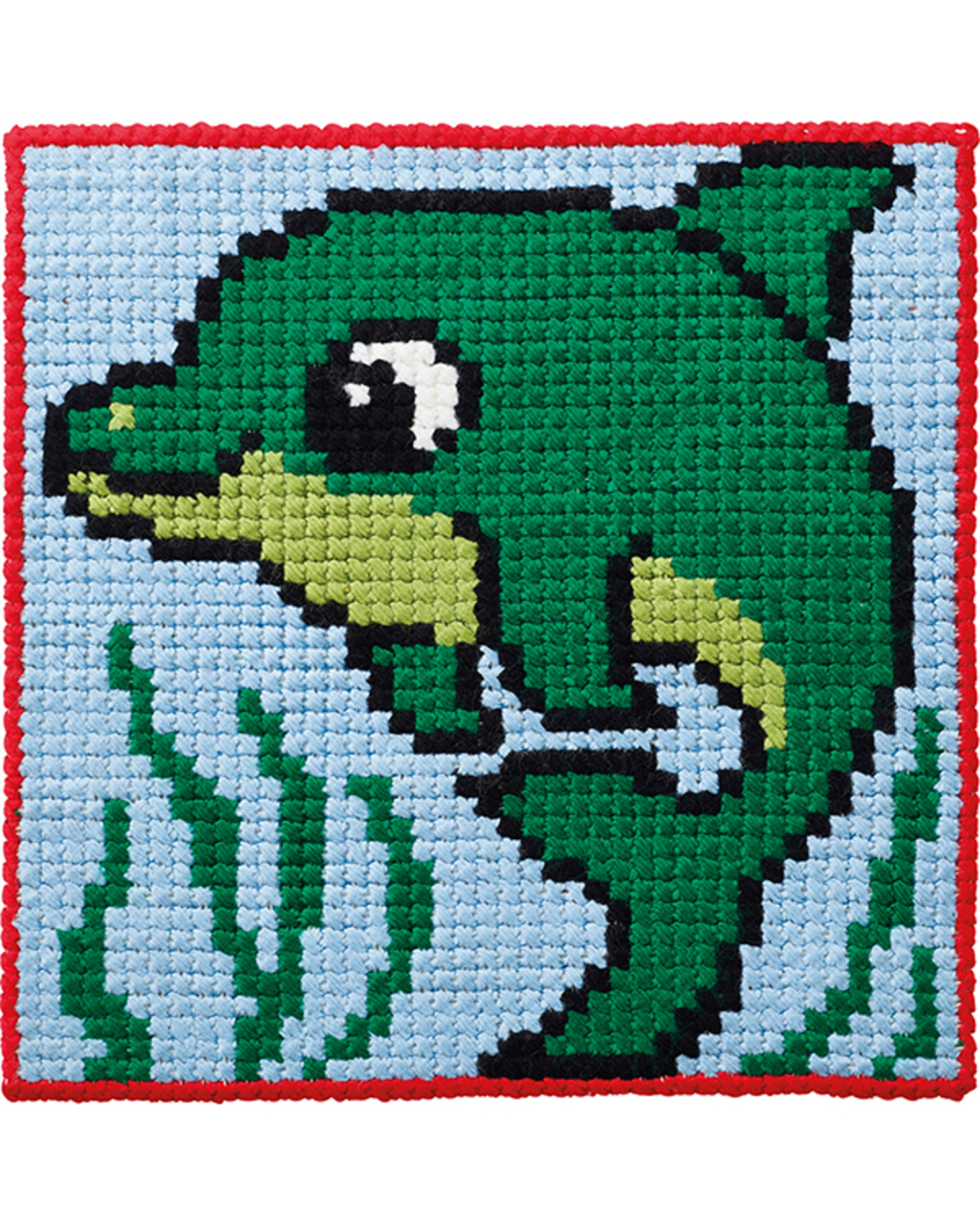 Barnbroderi 25x25 Delfin