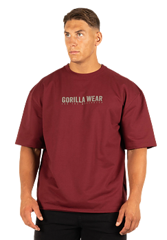 Callaway Oversized T-Shirt, burgundy