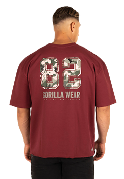 Callaway Oversized T-Shirt, burgundy