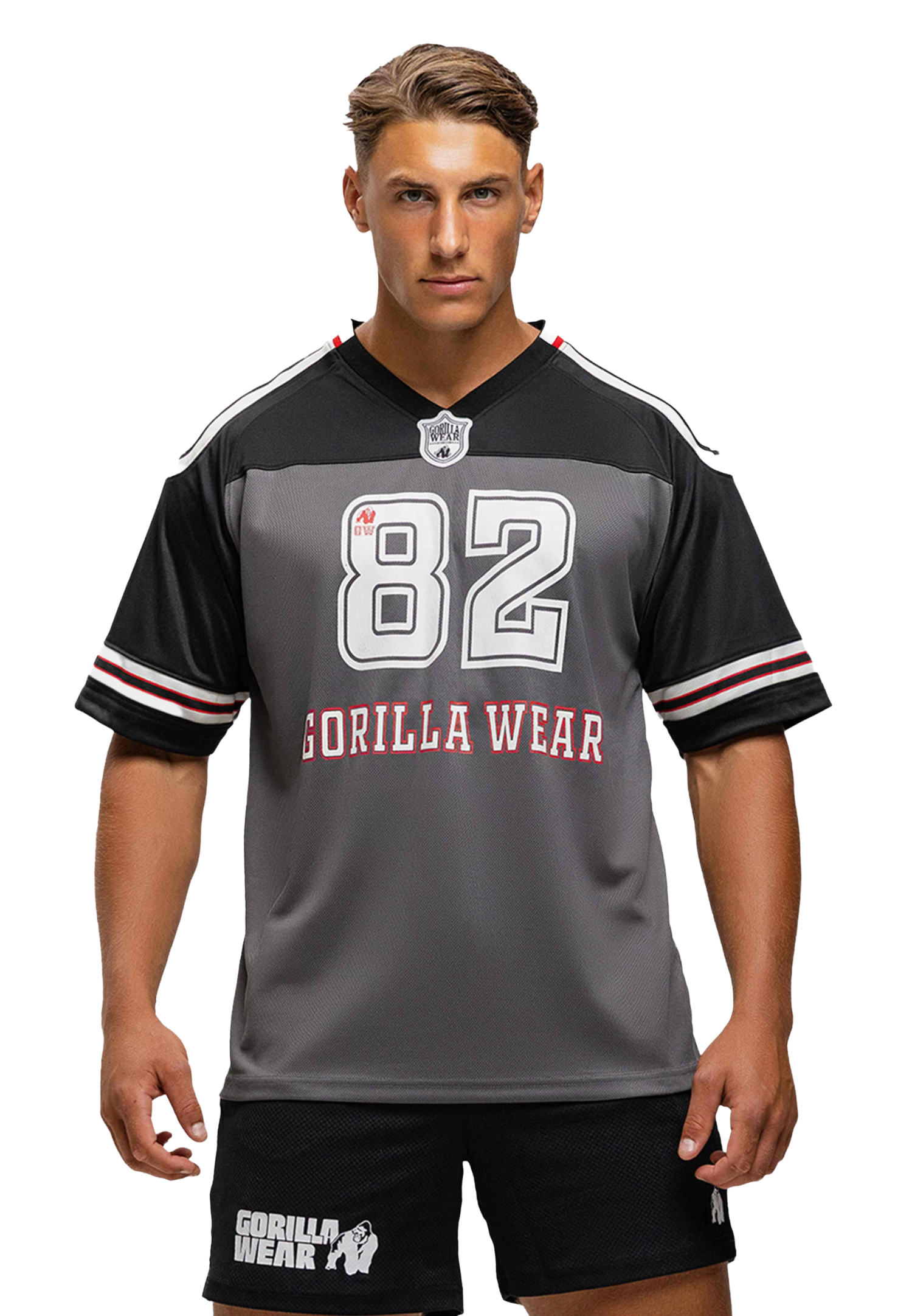 Tyler Football Jersey, black/white