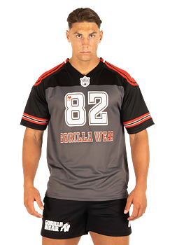 Tyler Football Jersey, black/red