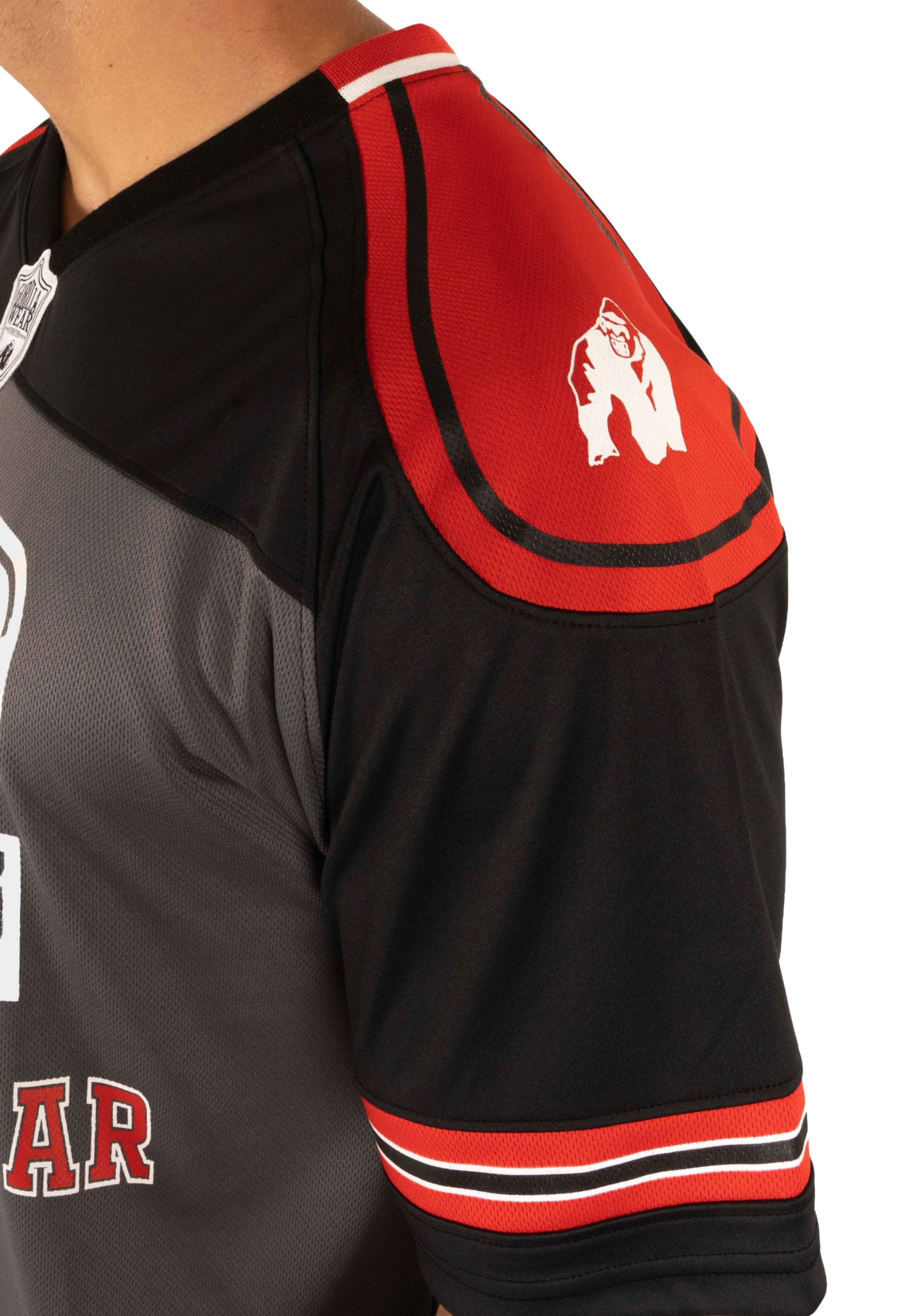 Tyler Football Jersey, black/red - 5