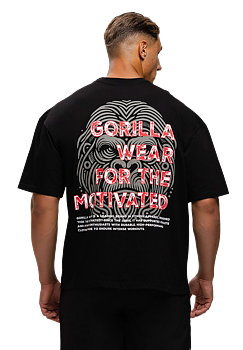 Macon Oversized T-Shirt, black