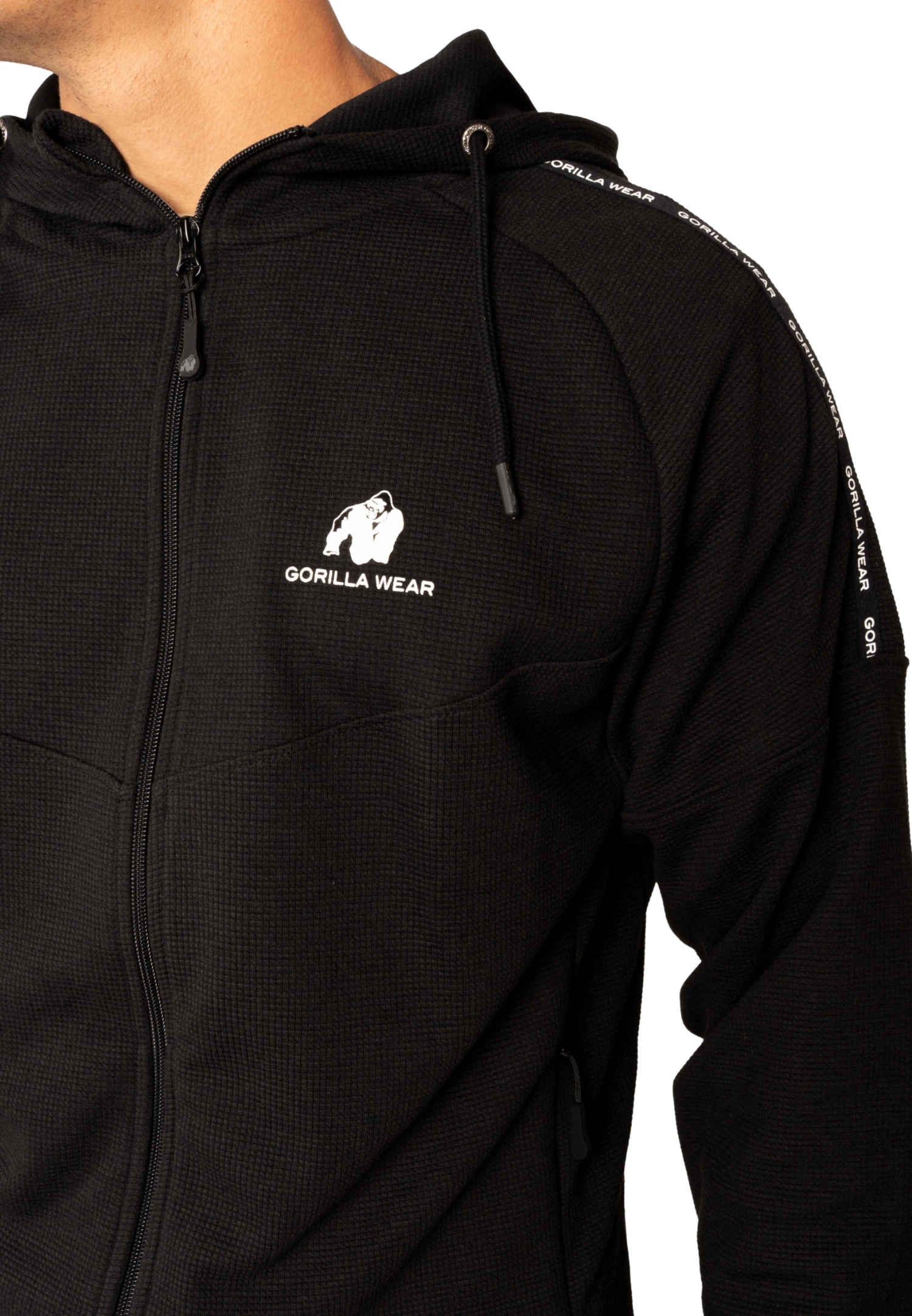 Harvey Hooded Track Jacket, black - 7