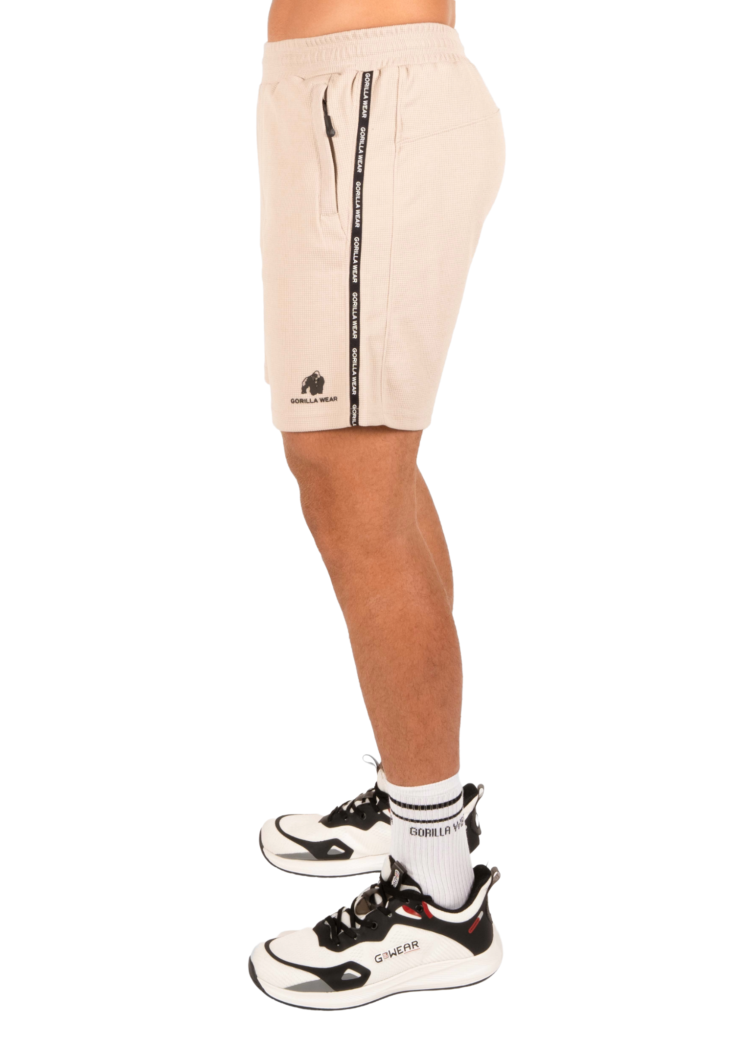 Harvey Track Shorts, beige - 7