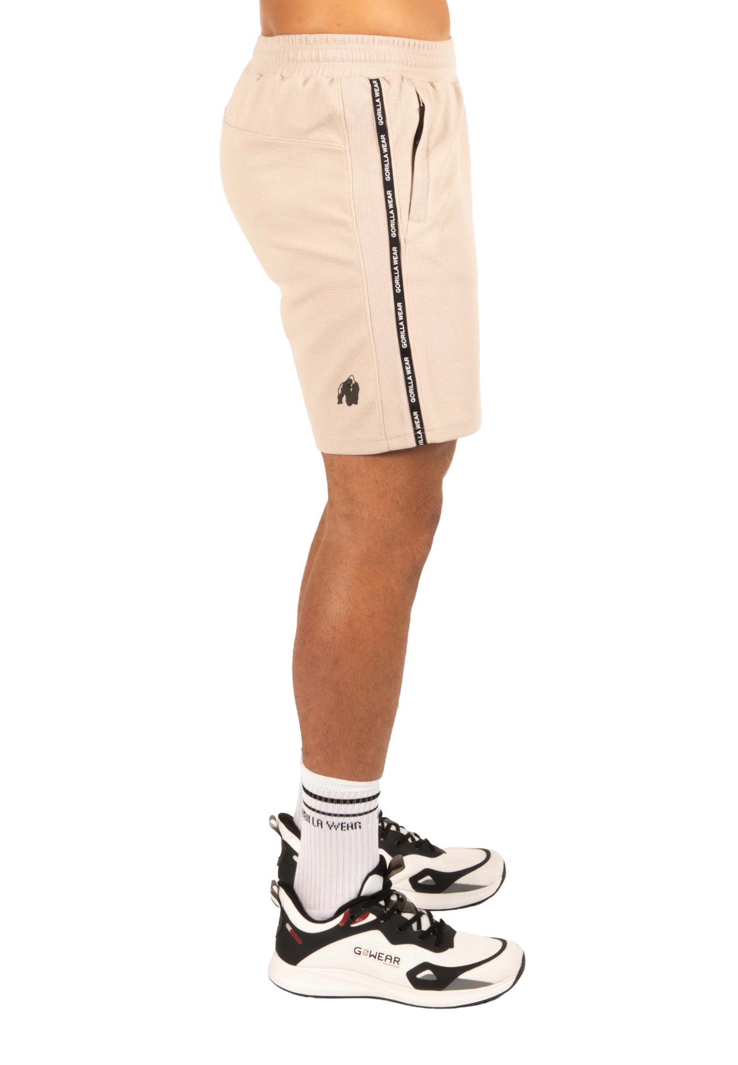 Harvey Track Shorts, beige - 8