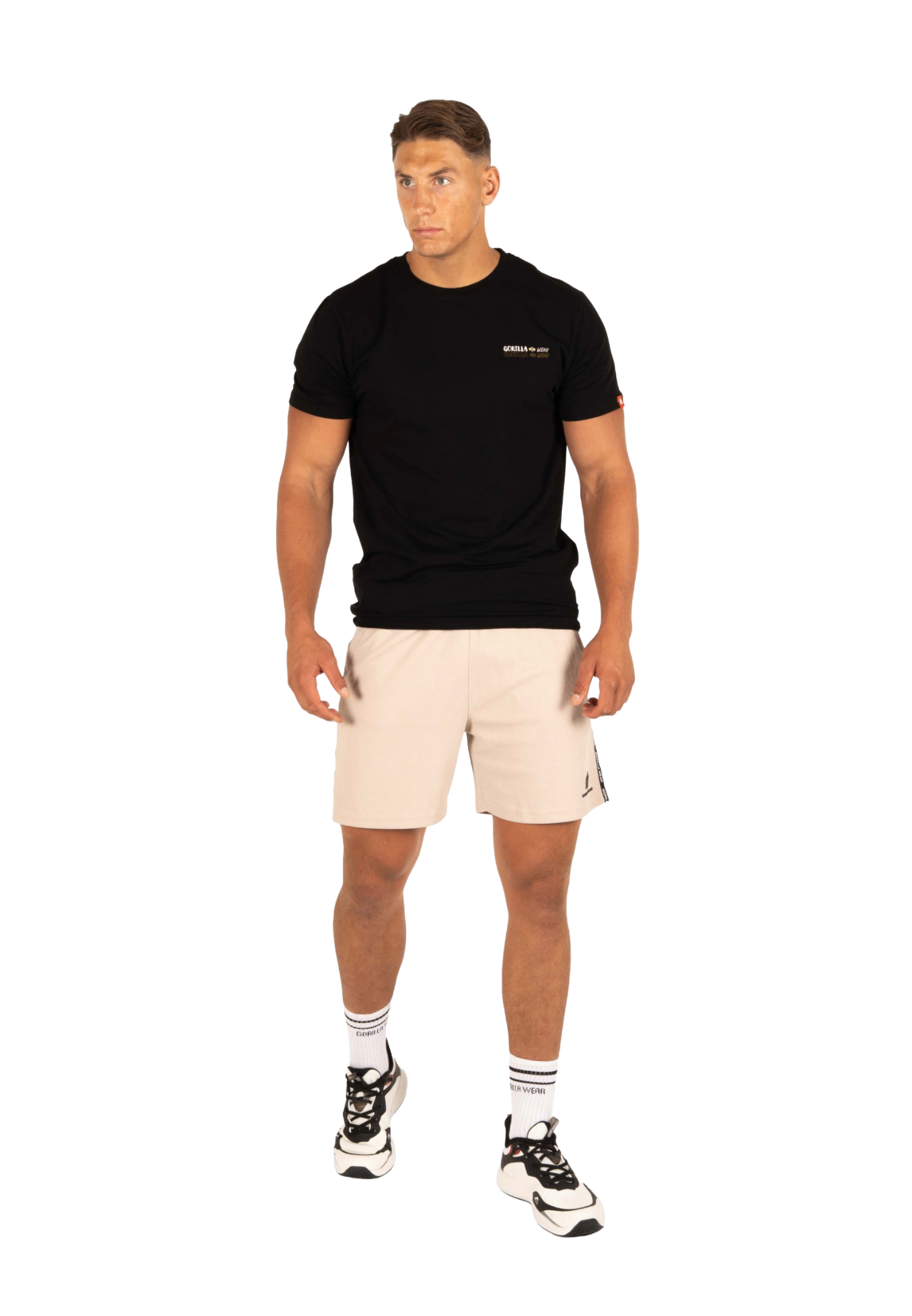 Harvey Track Shorts, beige - 4