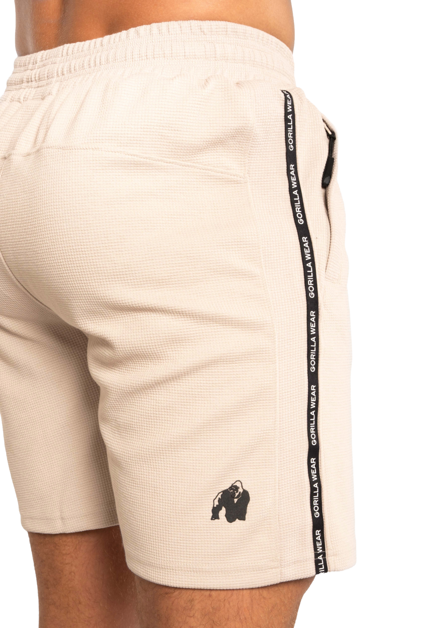 Harvey Track Shorts, beige - 9