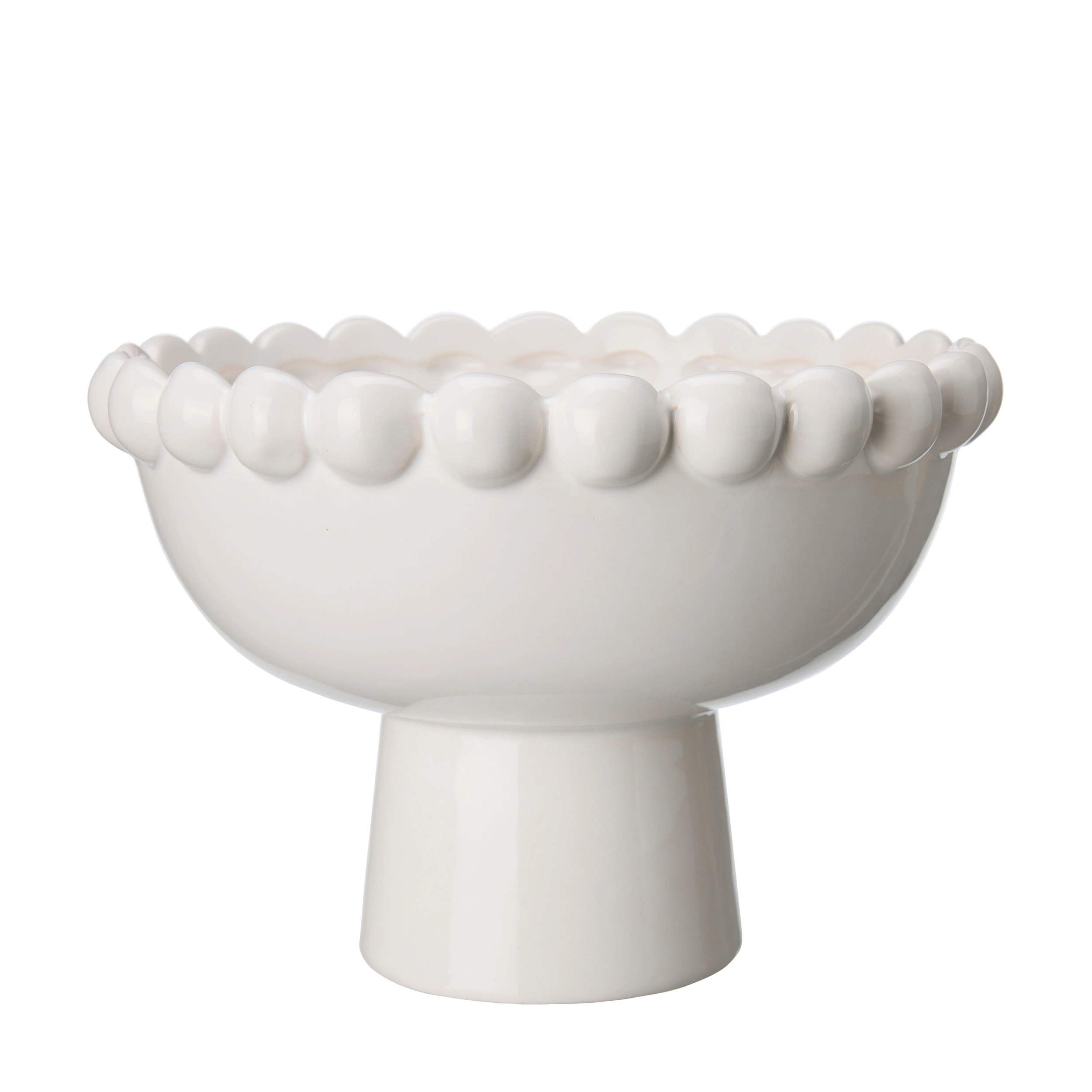 Kruka / Vit / Dia:19,5cm