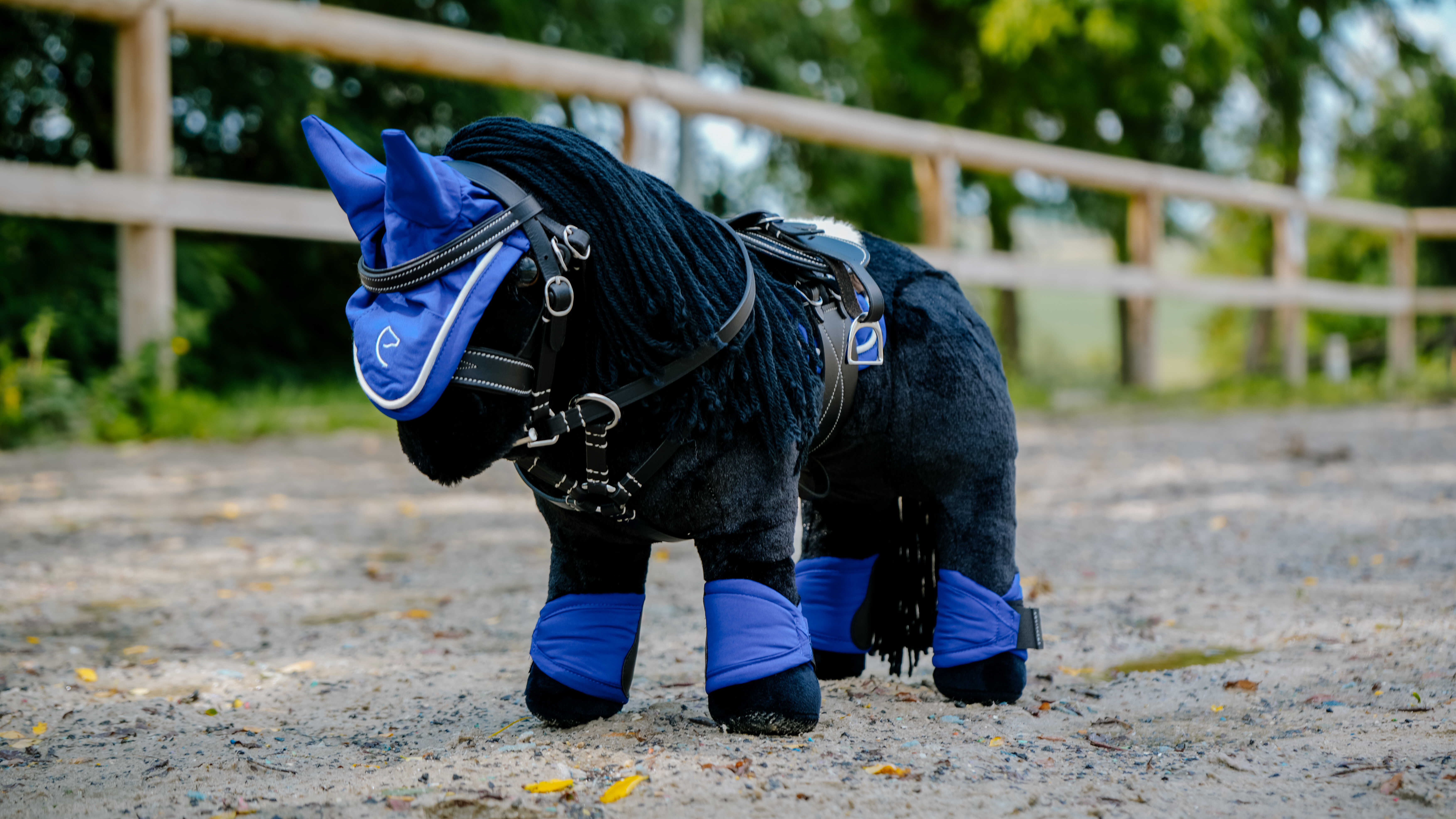 EQUITHEME Mini Leg Wraps- PONY ACADEMY -Navy - 2