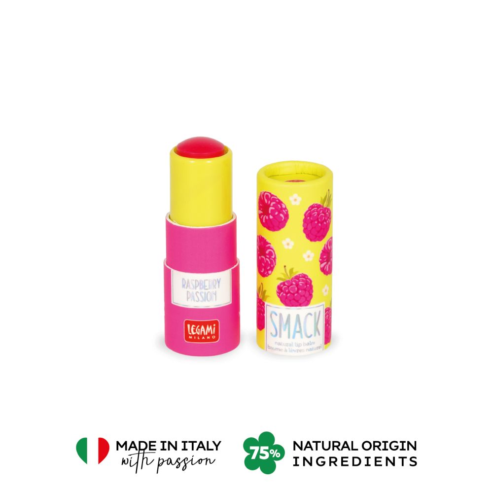 Natural lip balm, Smack, Raspberry, læbepomade/cerat - 3