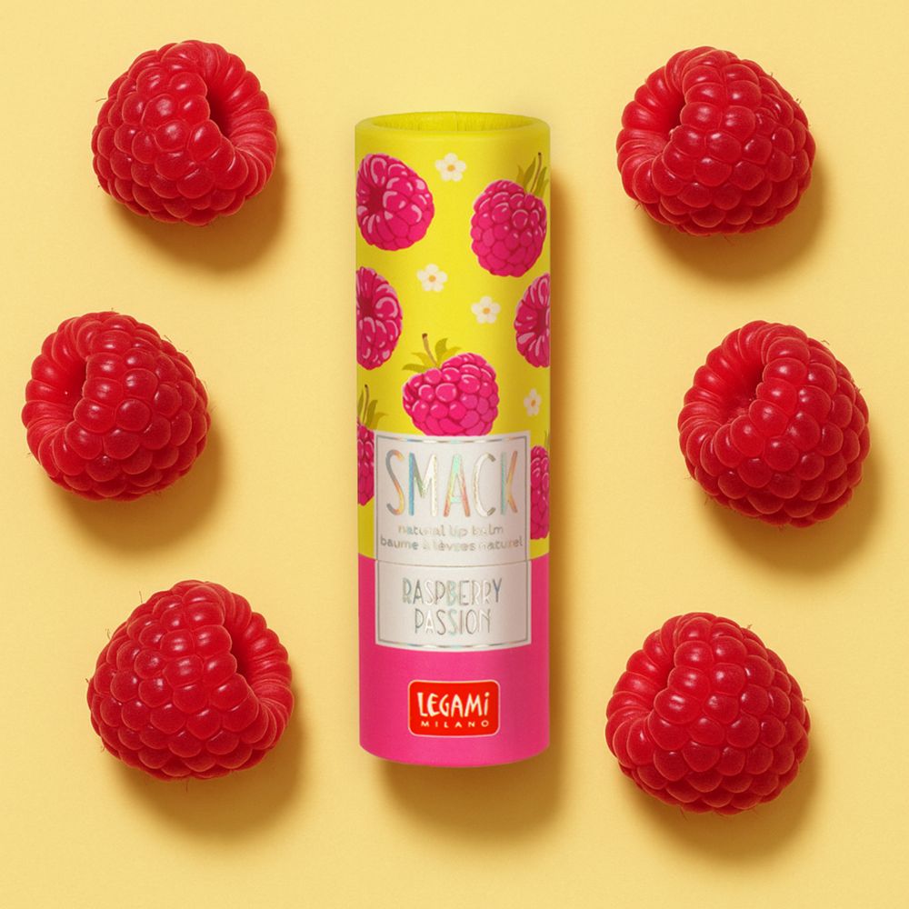 Natural lip balm, Smack, Raspberry, læbepomade/cerat - 2
