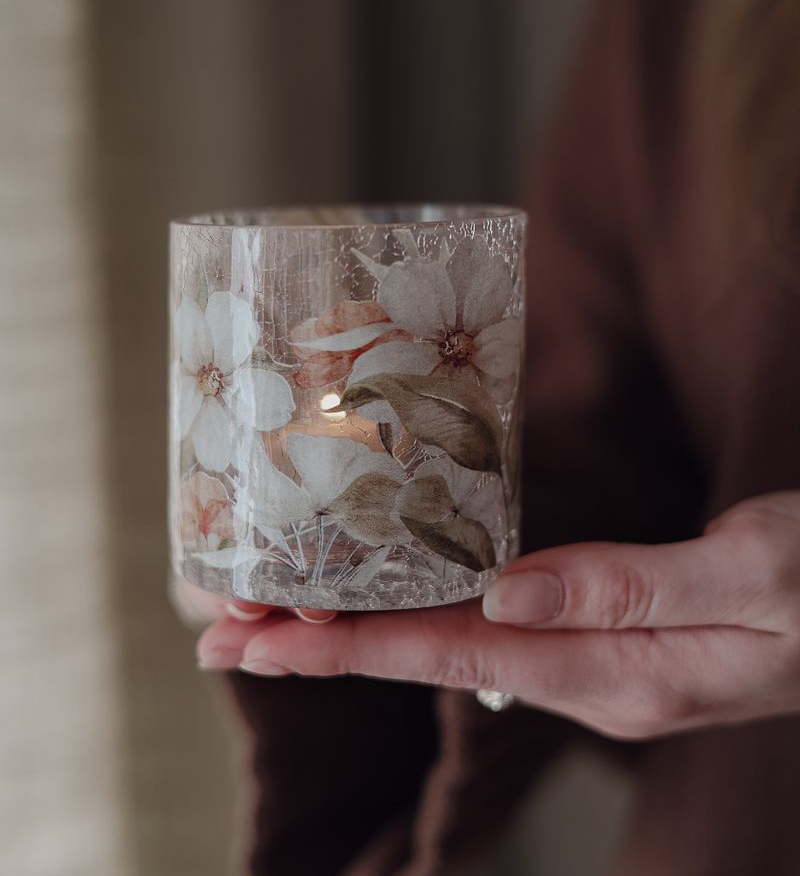 Maja Lykta 8x8 cm - Fleur