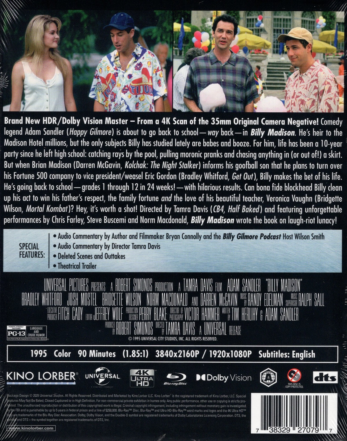 Billy Madison (ej svensk text) (4K Ultra HD + Blu-ray) - 2