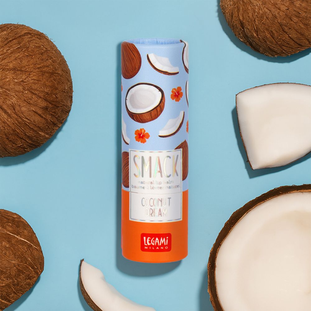 Natural lip balm, Smack, Coconut, läppbalsam/cerat - 2