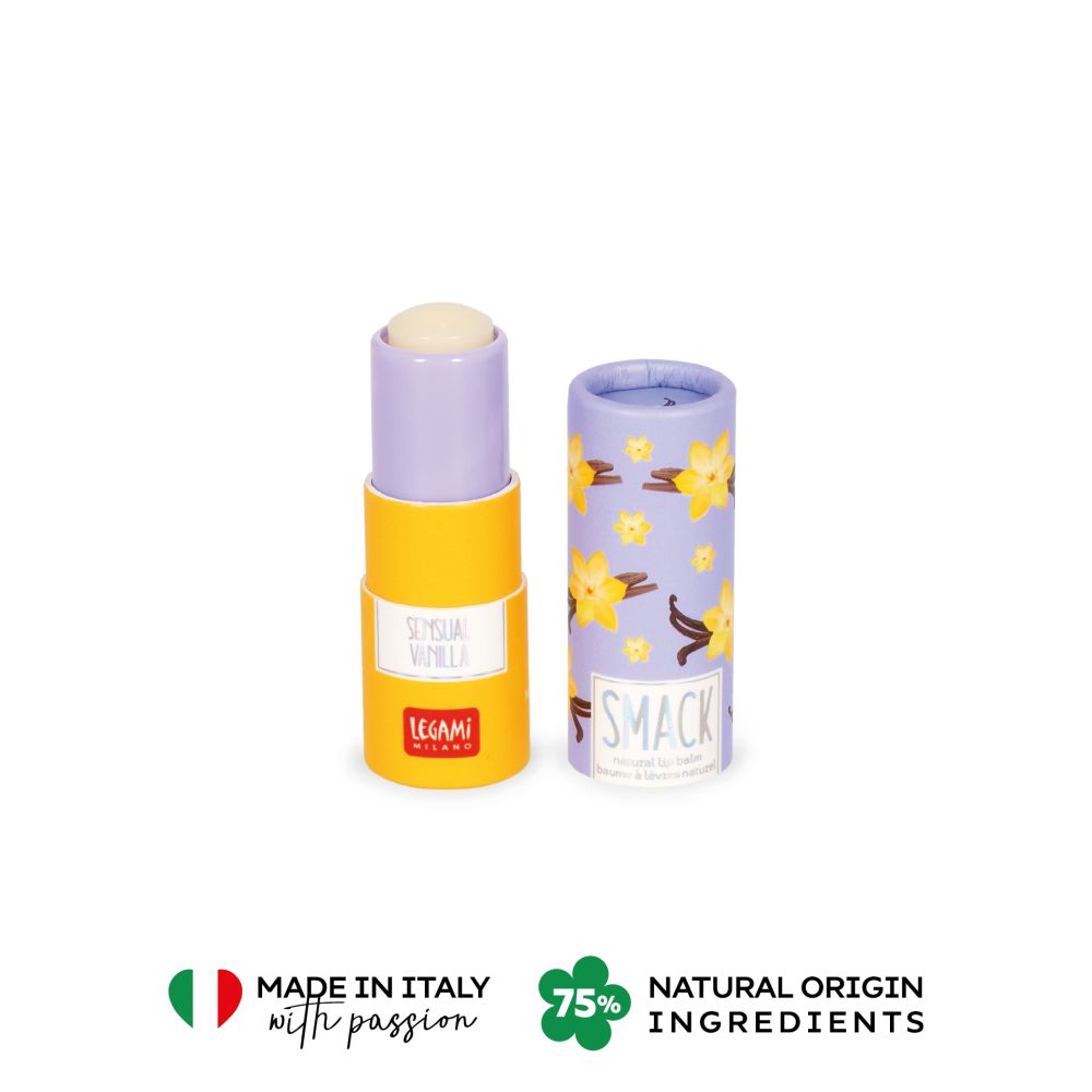 Natural lip balm, Smack, Vanilla, läppbalsam/cerat - 3