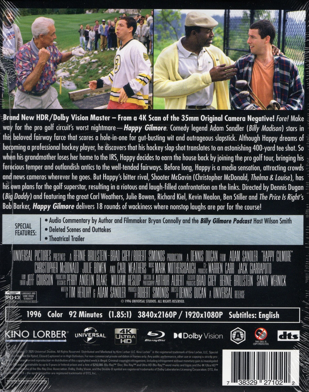 Happy Gilmore (ej svensk text) (4K Ultra HD + Blu-ray) - 2