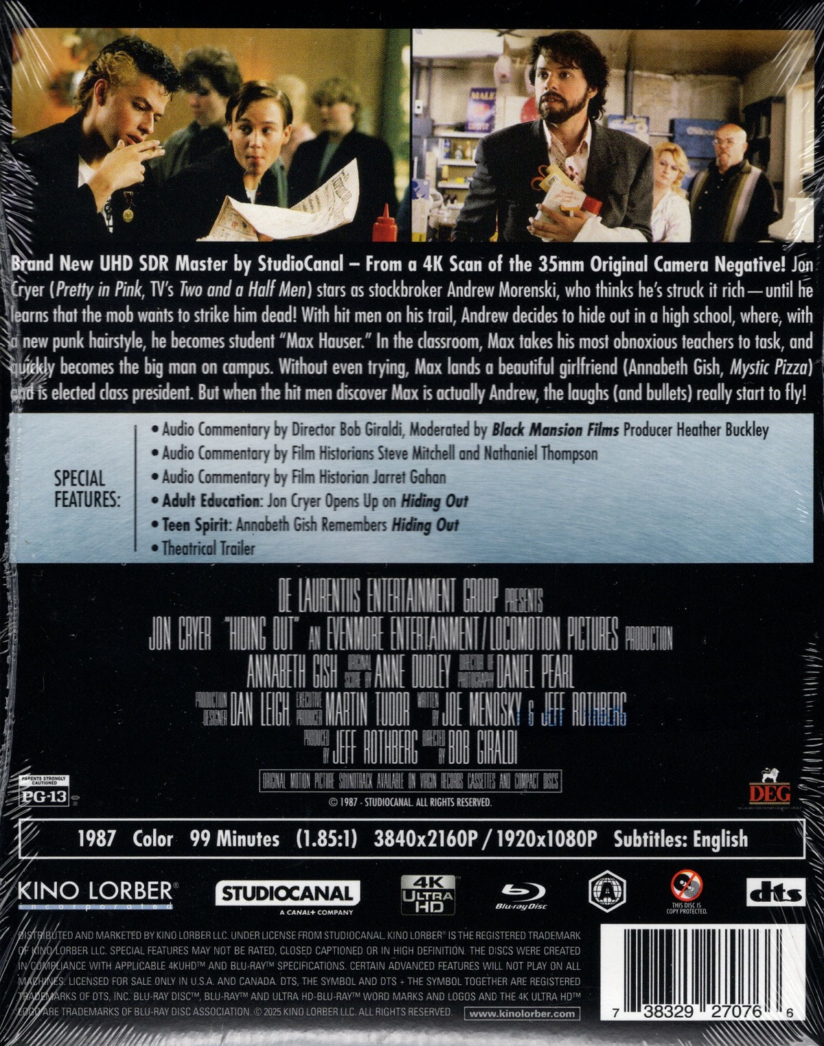 Hiding Out (ej svensk text) (4K Ultra HD + Blu-ray) - 2