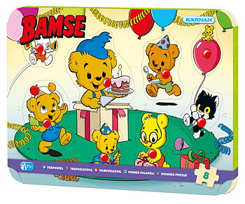 Knoppussel 8 bitar Bamse