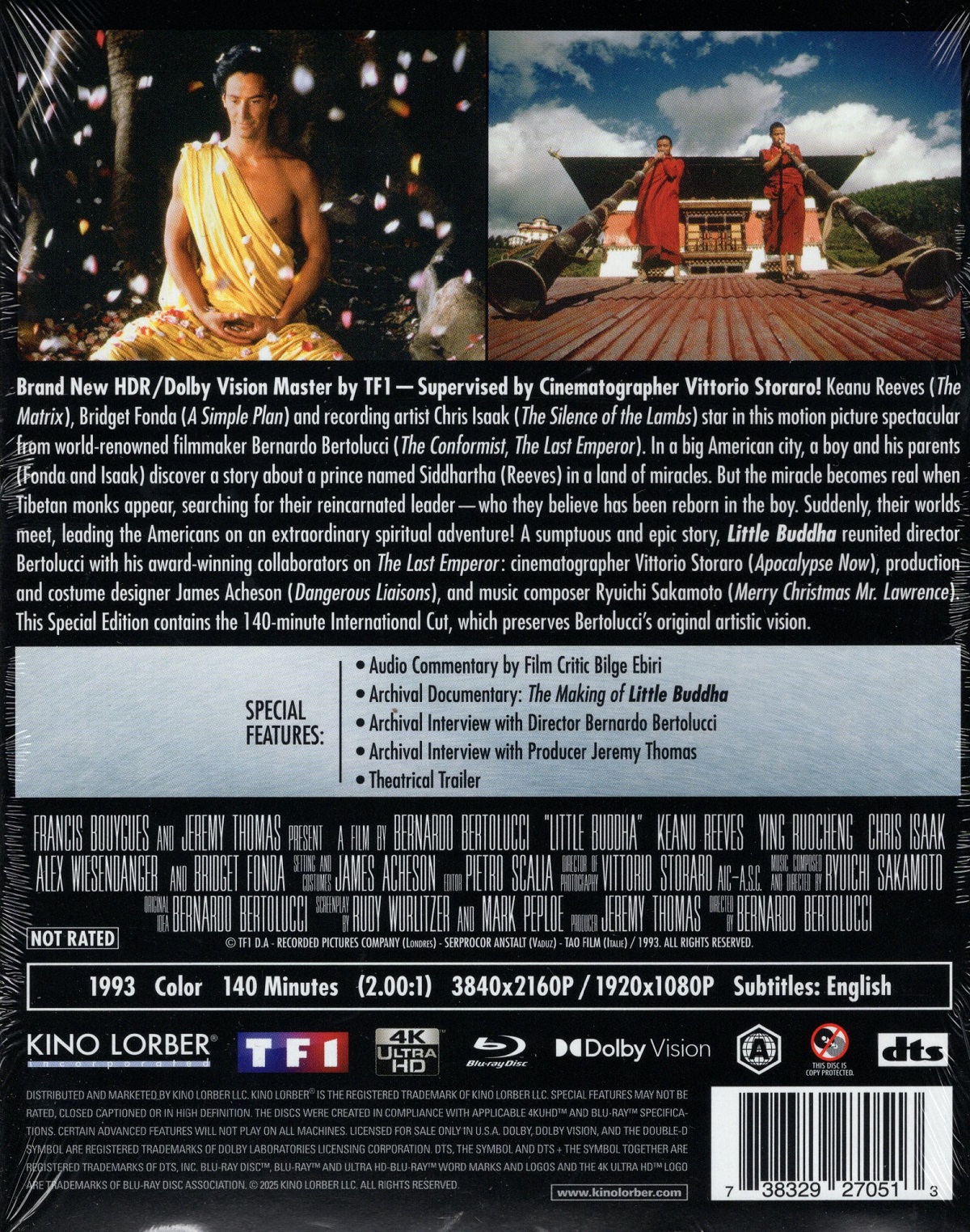 Little Buddha (ej svensk text) (4K Ultra HD + Blu-ray) - 2