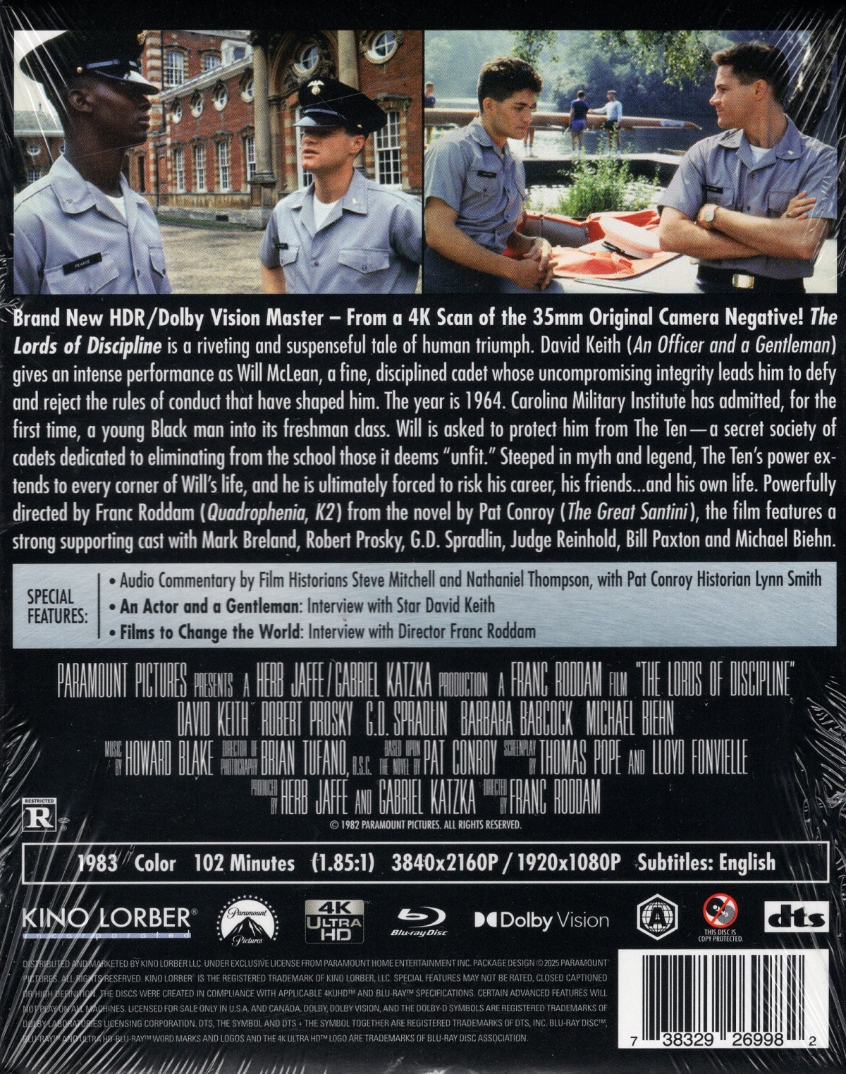 The Lords of Discipline (ej svensk text) (4K Ultra HD + Blu-ray) - 2
