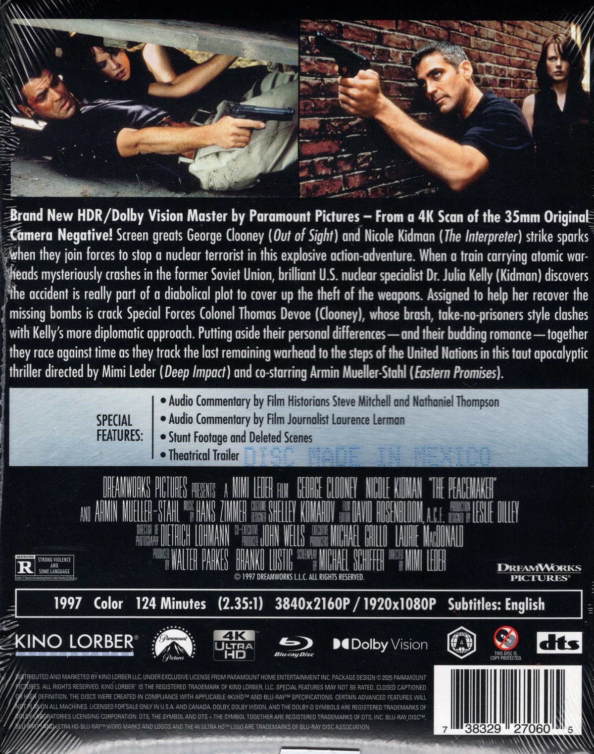 The Peacemaker (ej svensk text) (4K Ultra HD + Blu-ray) - 2