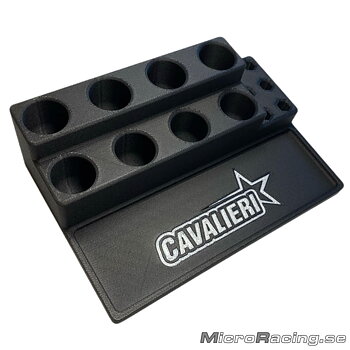 RC CARBON CAVALIERI - Screwdriver Organizer 3D-Printed Black