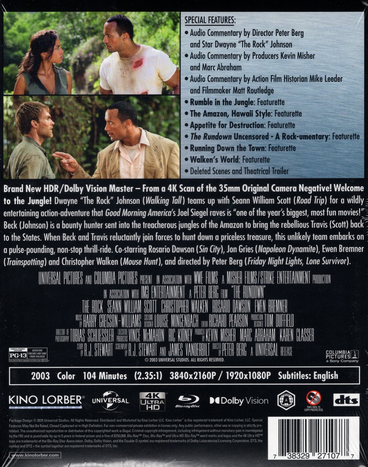 The Rundown (ej svensk text) (4K Ultra HD + Blu-ray) - 2