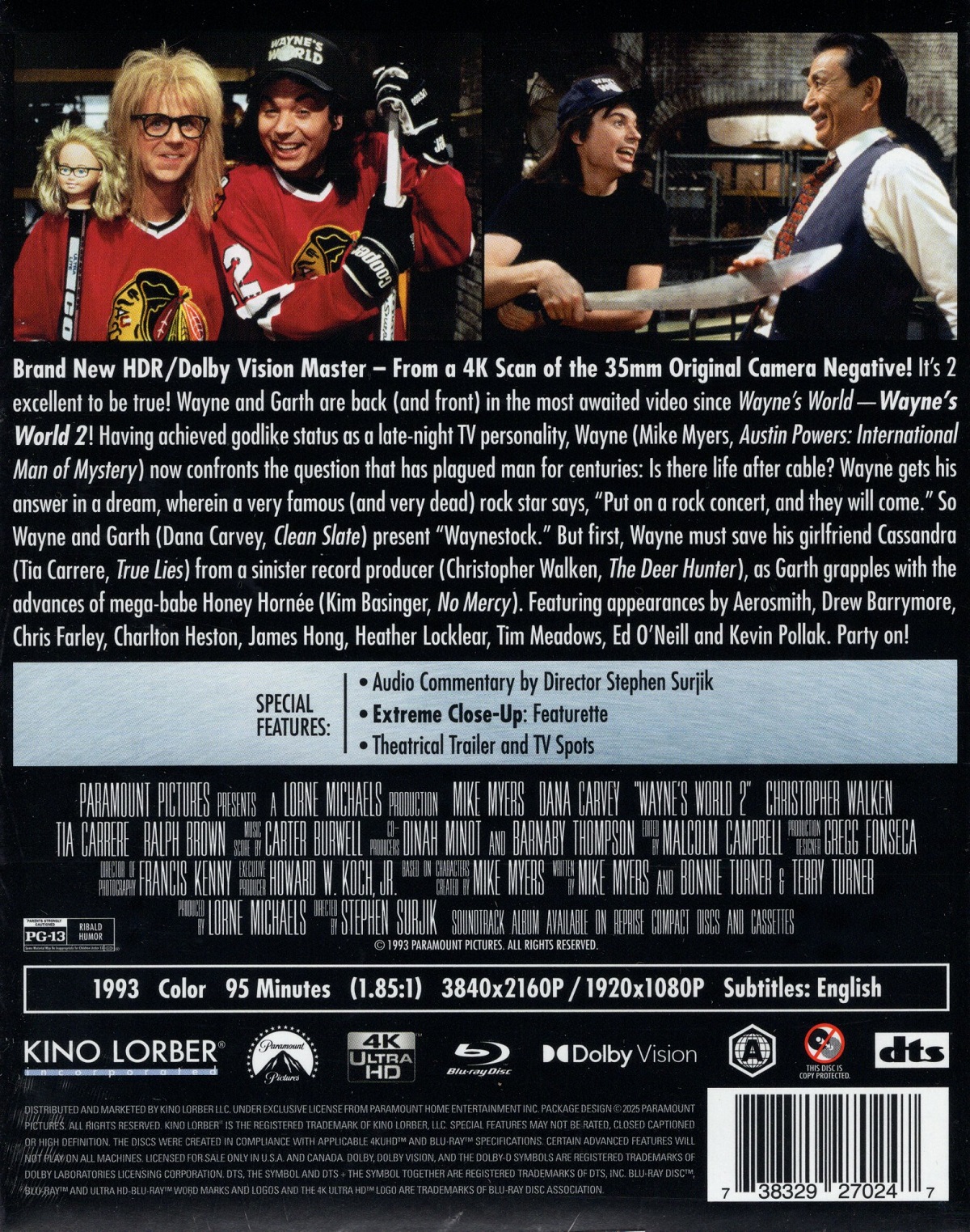 Wayne's World 2 (ej svensk text) (4K Ultra HD + Blu-ray) - 2