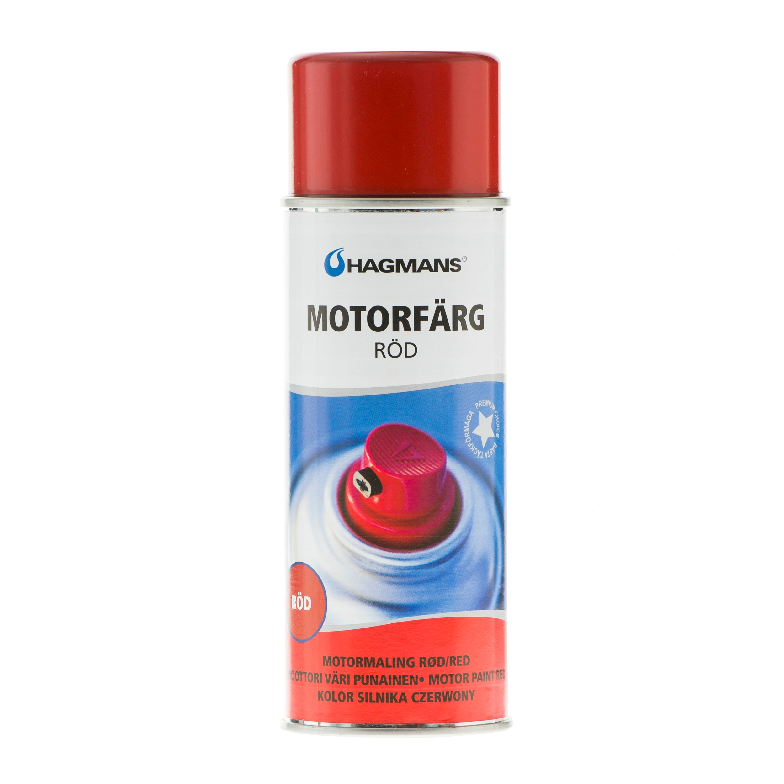 Motorfärg röd 400ml