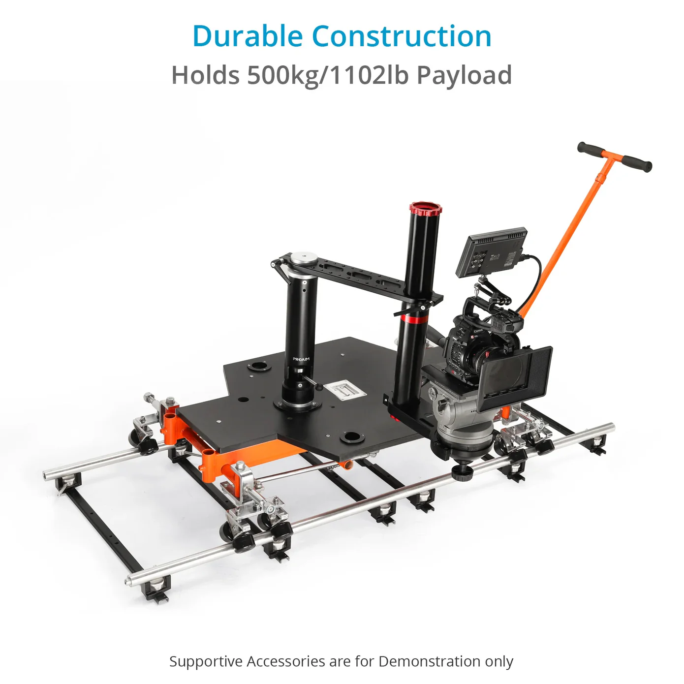 Proaim Track Wheel Set for Quad Super Camera Dolly - 6