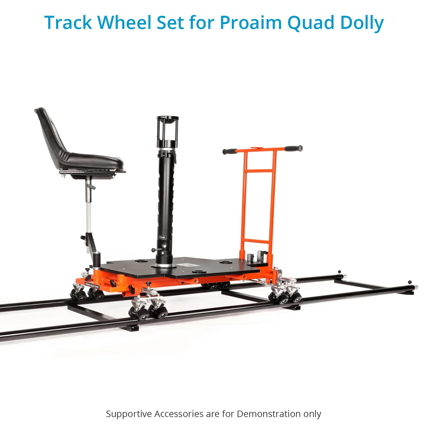 Proaim Track Wheel Set for Quad Super Camera Dolly - 3