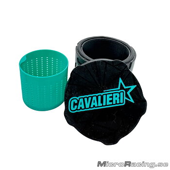 RC CARBON CAVALIERI - Cleaning Box V2 for Diff´s, Bearing & Screws, Black & Mint Green