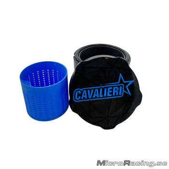 RC CARBON CAVALIERI - Cleaning Box V2 for Diff´s, Bearing & Screws, Black & Blue