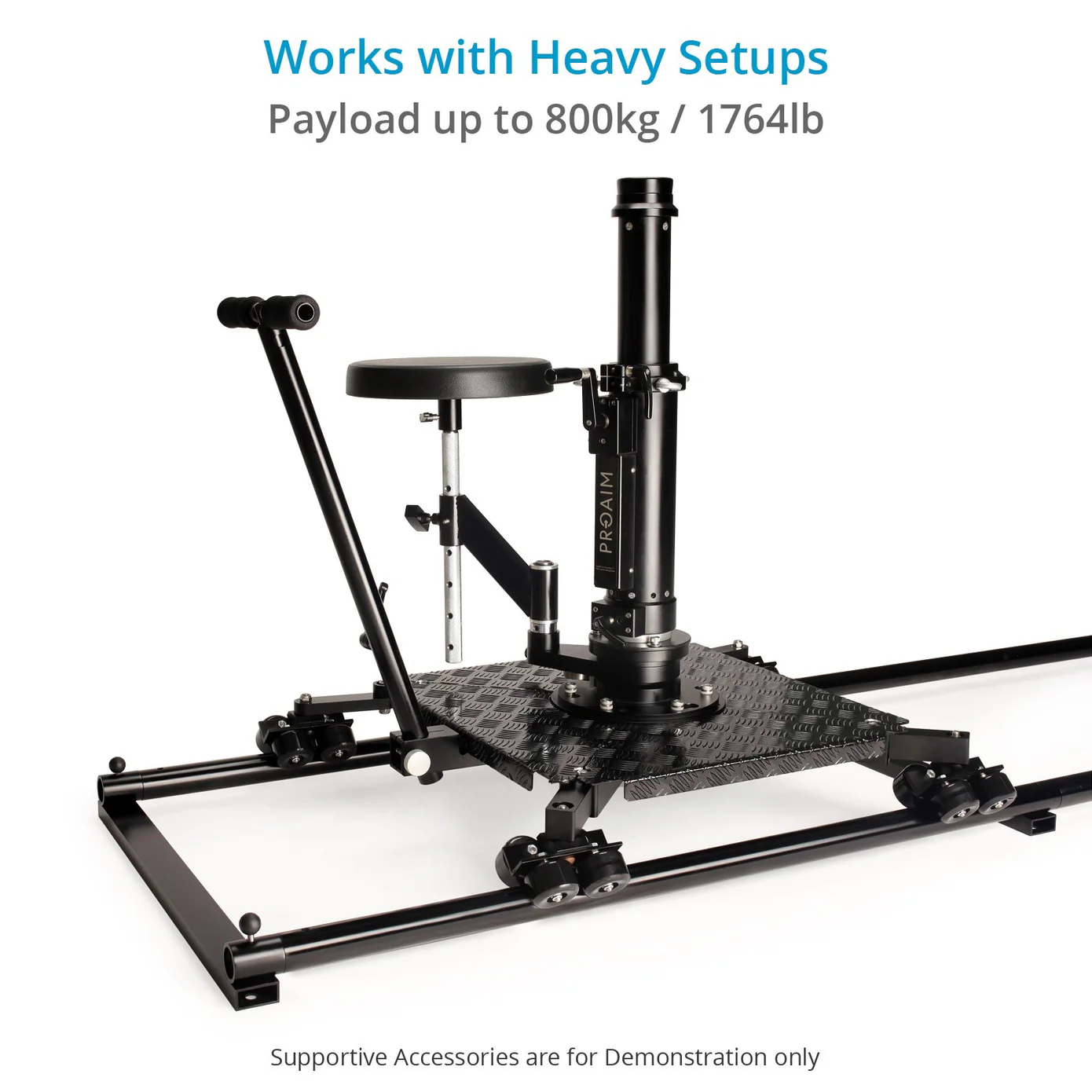 Proaim 4,9m Heavy-duty Camera Dolly Track, CD-24.5 - 6