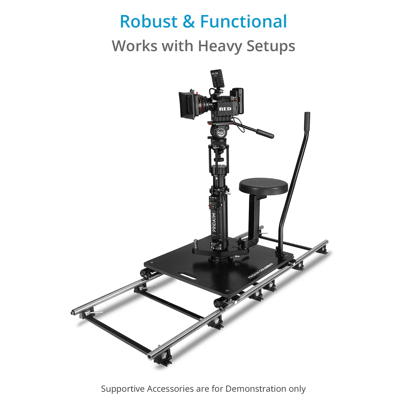 Proaim Camera Riser - Euro/Elemac Base with 100mm Bowl - 4