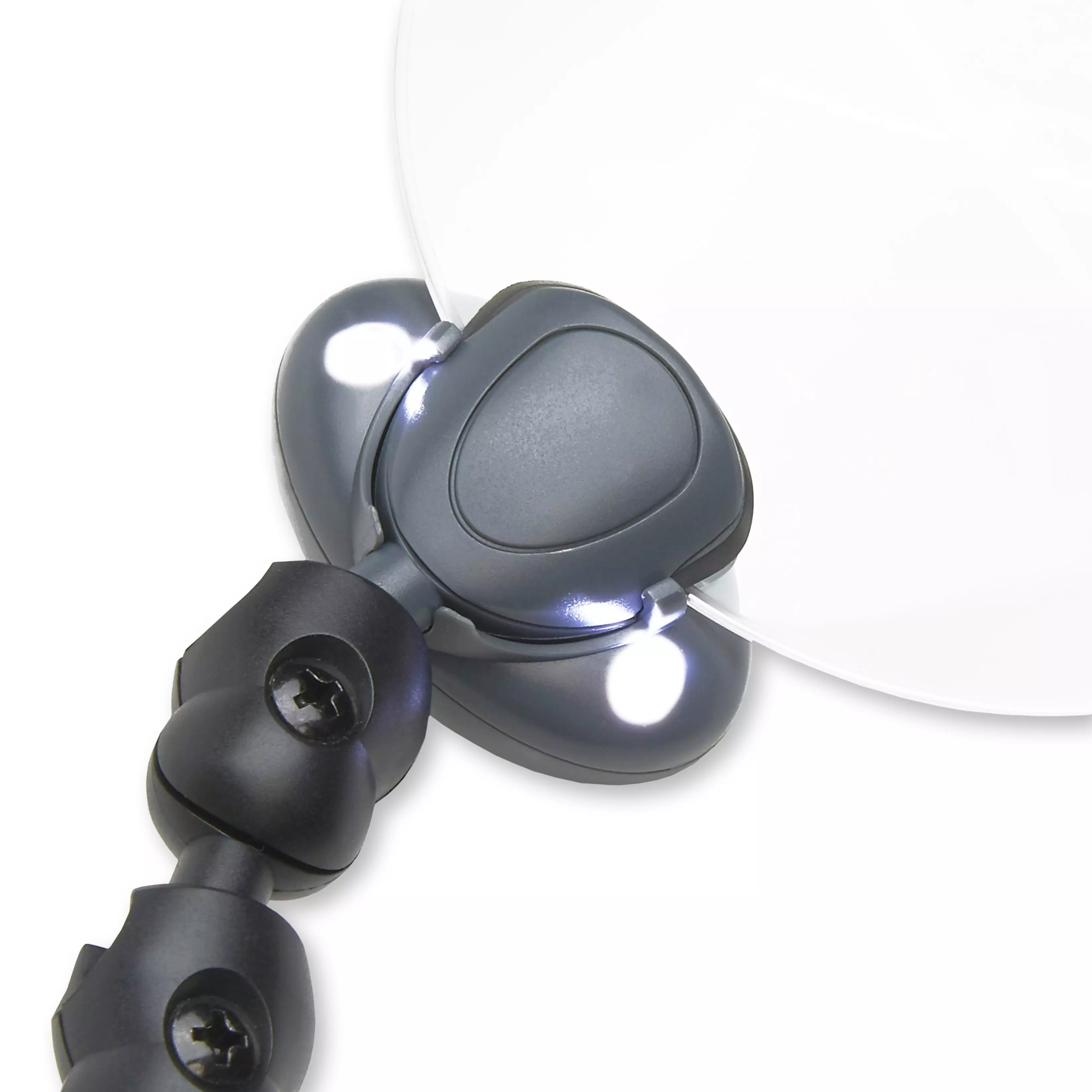 Förstoringsglas, handsfree Attach-A-Mag, 2x med Clip-On Bas - 3