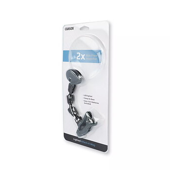 Förstoringsglas, handsfree Attach-A-Mag, 2x med Clip-On Bas