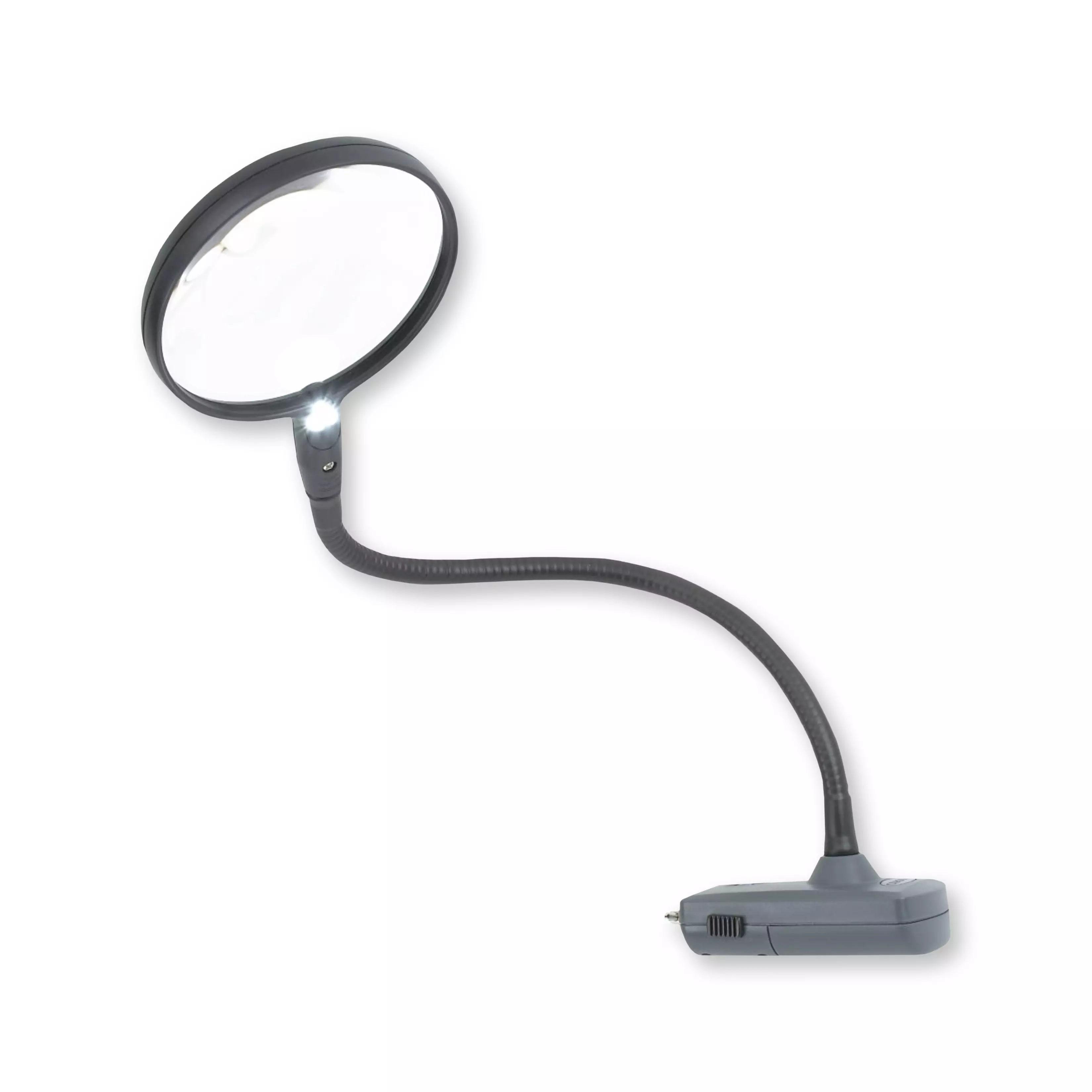 Förstoringsglas, handsfree, LED, med bordshållare och strömadapter, 2x / 3.5x - 3