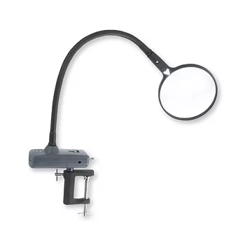 Förstoringsglas, handsfree, LED, med bordshållare och strömadapter, 2x / 3.5x