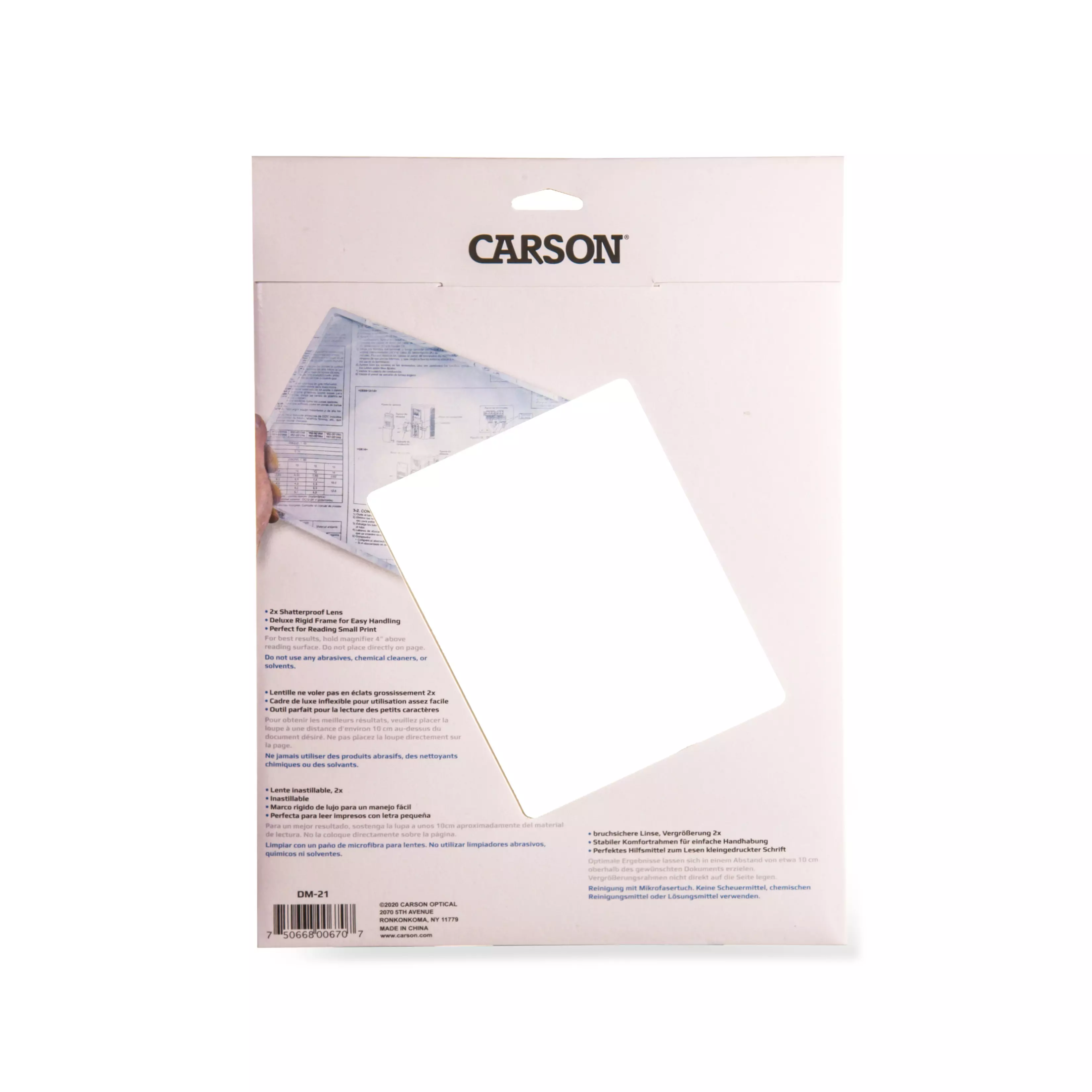 Förstoringsark, styvt,  2x, nästan A4,  2x, 268 x 206mm - 3