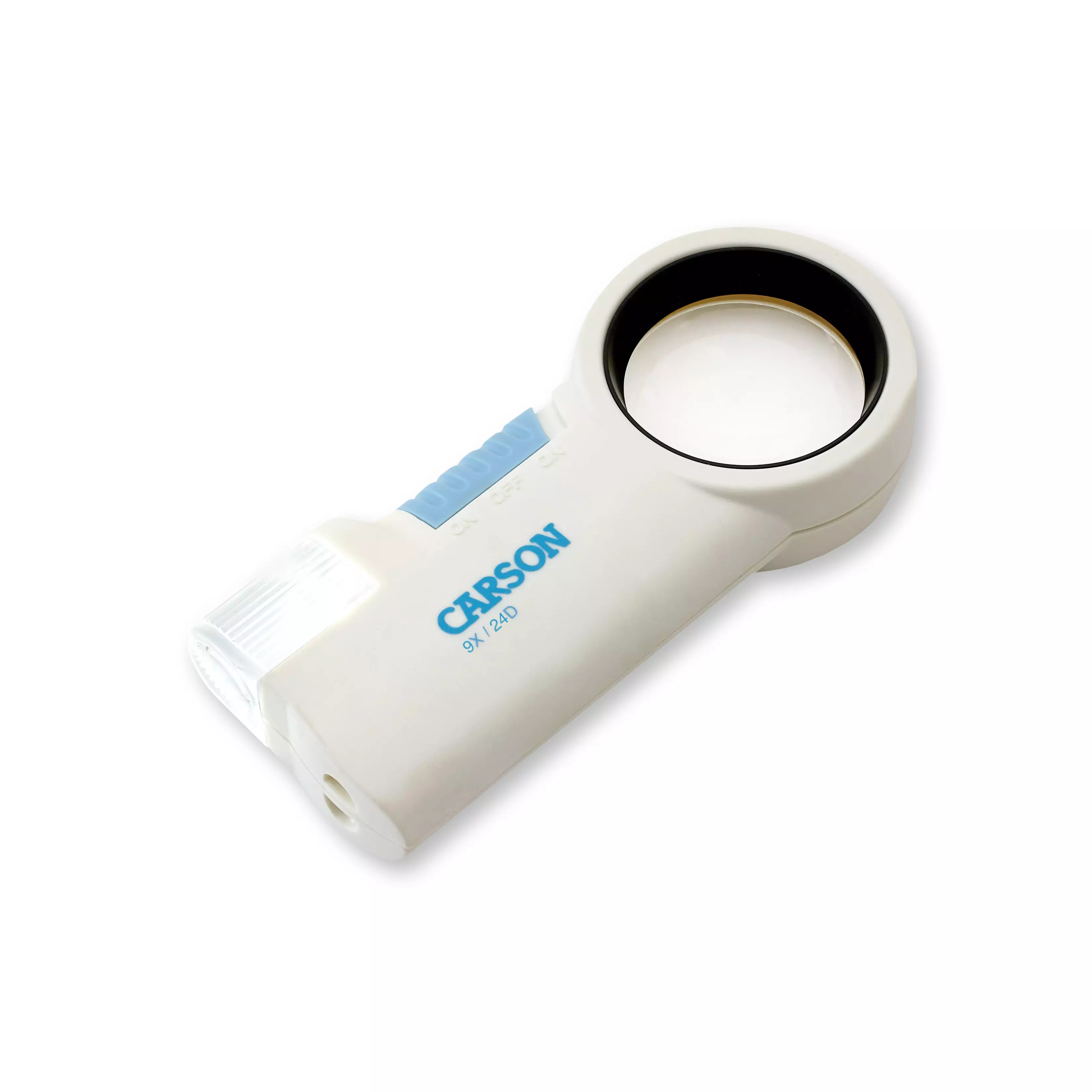 Förstoringsglas med ficklampa MagniFlash  Asfäriskt 9x, 42mm