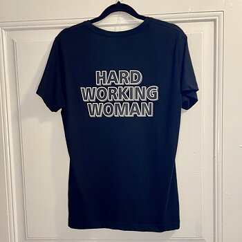 T-shirt Hard working woman
